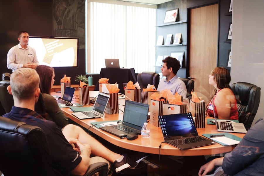 Creative content team strategy session